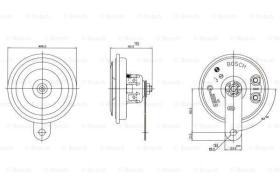 BOSCH 0320043144 - BOCINA