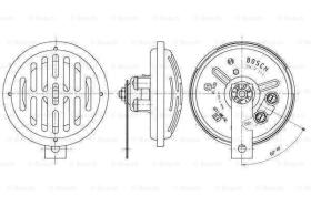 BOSCH 0320143136 - BOCINA