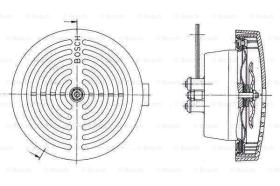 BOSCH 0320223024 - BOCINA SUPERSONANTE