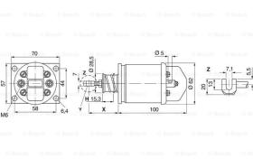 BOSCH 0330003003 - ELECTROIMAN DE EMPUJE