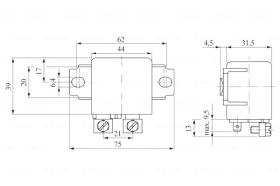 BOSCH 0332002156 - RELE DE CORRIENTE ELEVADA