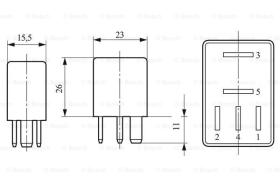 BOSCH 0332201107 - RELE PEQUENO