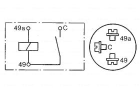 BOSCH 0332400002 - RELE PEQUENO