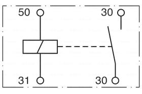 BOSCH 0333009004 - RELE DE CORRIENTE ELEVADA