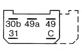 BOSCH 0335215143 - IMPULS.LUZ DIREC.-ADVER.