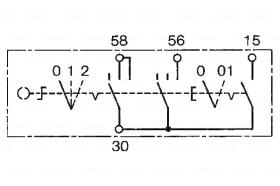 BOSCH 0342106012 - CONMUTADOR ENCEND.-ALUMB.