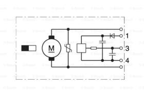 BOSCH 0390207406 - MOTOR LIMPIAPARABRISAS