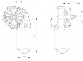 BOSCH 0986337201 - MOTOR LIMPIAPARABRISAS