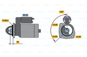 BOSCH 0986011170 - MOTOR DE ARRANQUE