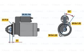 BOSCH 0986012171 - MOTOR DE ARRANQUE