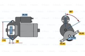 BOSCH 0986012921 - MOTOR DE ARRANQUE