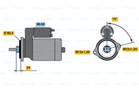 BOSCH 0986013991 - MOTOR DE ARRANQUE