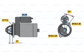 BOSCH 0986014171 - MOTOR DE ARRANQUE