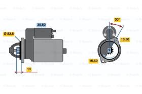 BOSCH 0986014281 - MOTOR DE ARRANQUE