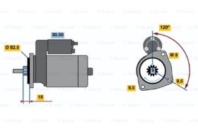 BOSCH 0986015320 - MOTOR DE ARRANQUE