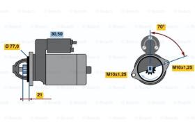 BOSCH 0986017691 - MOTOR DE ARRANQUE