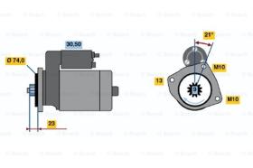 BOSCH 0986019181 - MOTOR DE ARRANQUE