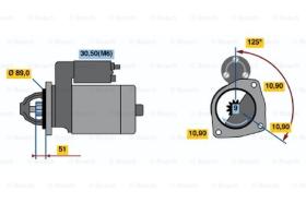 BOSCH 0986021340 - MOTOR DE ARRANQUE