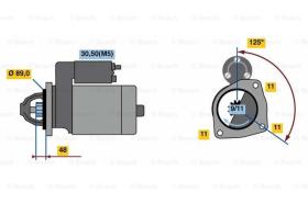 BOSCH 0986023830 - MOTOR DE ARRANQUE