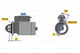 BOSCH 0986023910 - MOTOR DE ARRANQUE