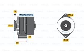 BOSCH 0986033320 - ALTERNADOR