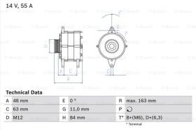 BOSCH 0986035760 - ALTERNADOR