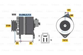 BOSCH 0986036311 - ALTERNADOR