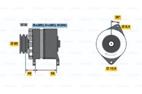 BOSCH 0986037251 - ALTERNADOR