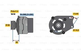 BOSCH 0986039471 - ALTERNADOR