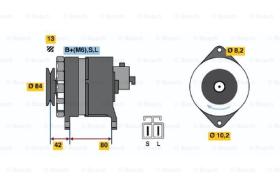 BOSCH 0986040581 - ALTERNADOR