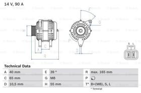 BOSCH 0986042690 - ALTERNADOR