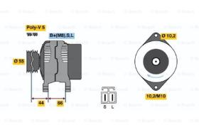 BOSCH 0986042921 - ALTERNADOR