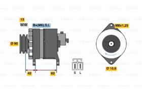 BOSCH 0986044290 - ALTERNADOR