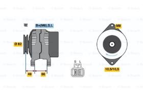 BOSCH 0986045531 - ALTERNADOR