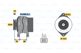 BOSCH 0986045691 - ALTERNADOR