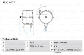 BOSCH 0986045990 - ALTERNADOR