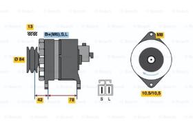 BOSCH 0986046421 - ALTERNADOR