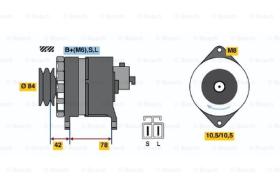 BOSCH 0986046431 - ALTERNADOR