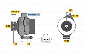 BOSCH 0986080230 - ALTERNADOR