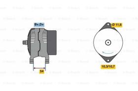 BOSCH 0986080630 - ALTERNADOR