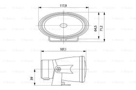 BOSCH 0986310520 - FARO DE LUZ DE CARRETERA