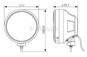 BOSCH 0986310982 - FARO DE LUZ DE CARRETERA