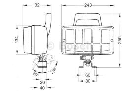 BOSCH 0986310537 - FARO DE LUZ DE CARRETERA