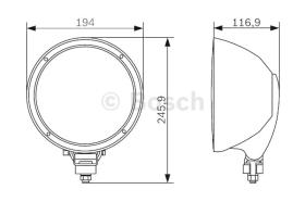 BOSCH 0986310950 - FARO DE LUZ DE CARRETERA