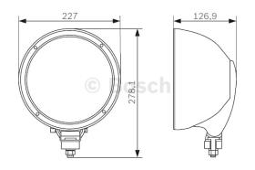 BOSCH 0986310952 - FARO DE LUZ DE CARRETERA