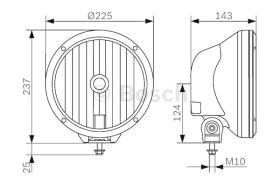 BOSCH 0986310970 - FARO DE LUZ DE CARRETERA