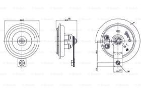 BOSCH 0986320101 - BOCINA