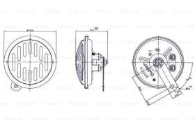 BOSCH 0986320303 - BOCINA