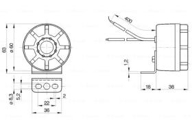 BOSCH 0986334001 - EMISOR SONIDO ALARMA