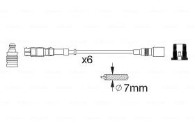 BOSCH 0986356302 - *HT IGNITION CABLE